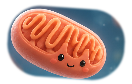 Illustrated mitochondrion